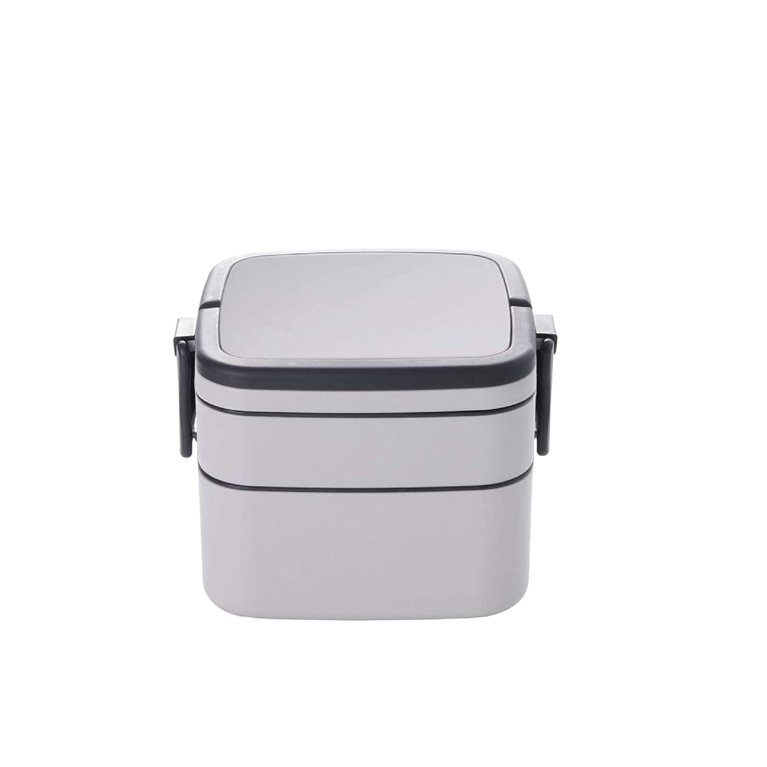 Double Layer Square Bento lunch box with Handle - Image 3