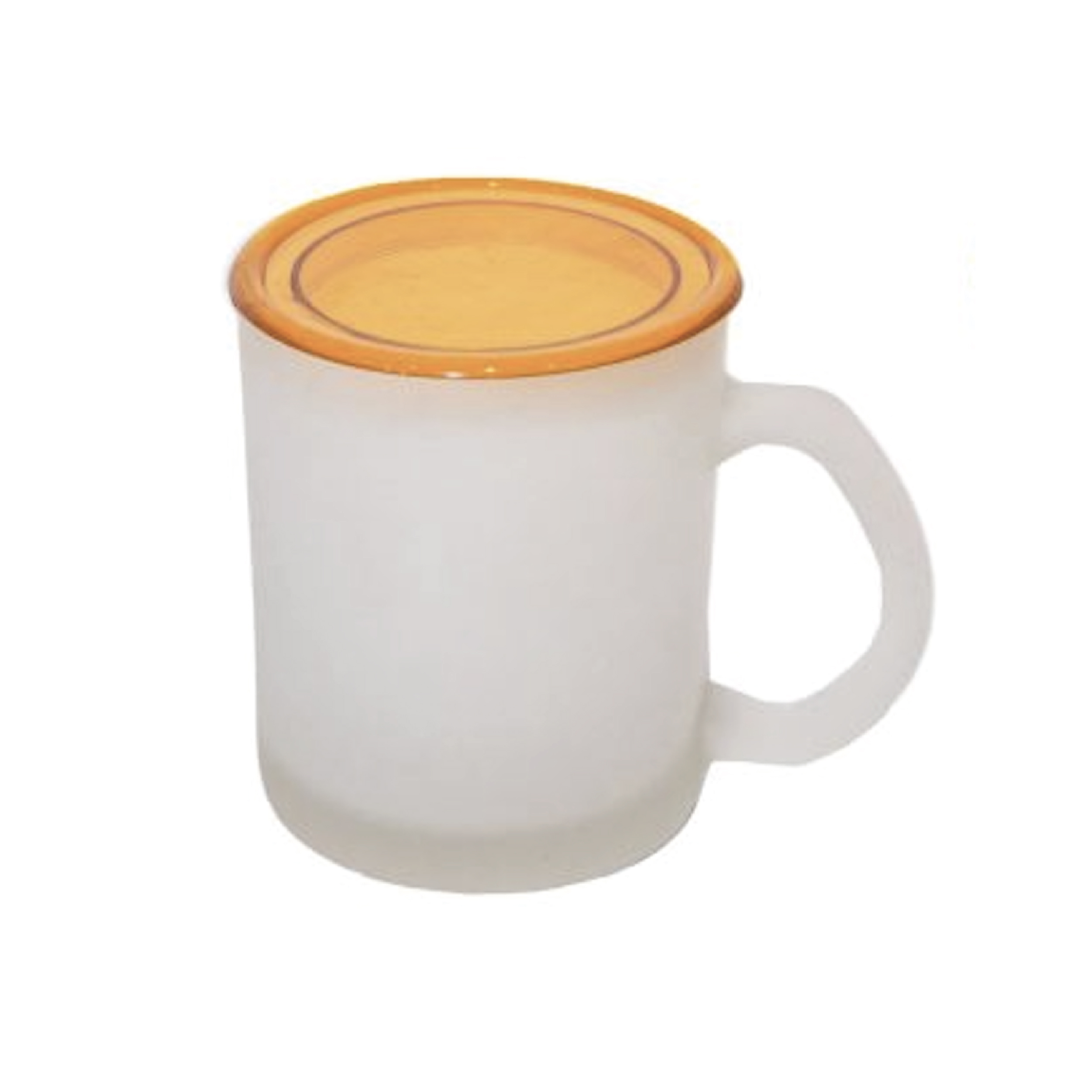 Ice Plain Frosted Glass Mug - Image 3